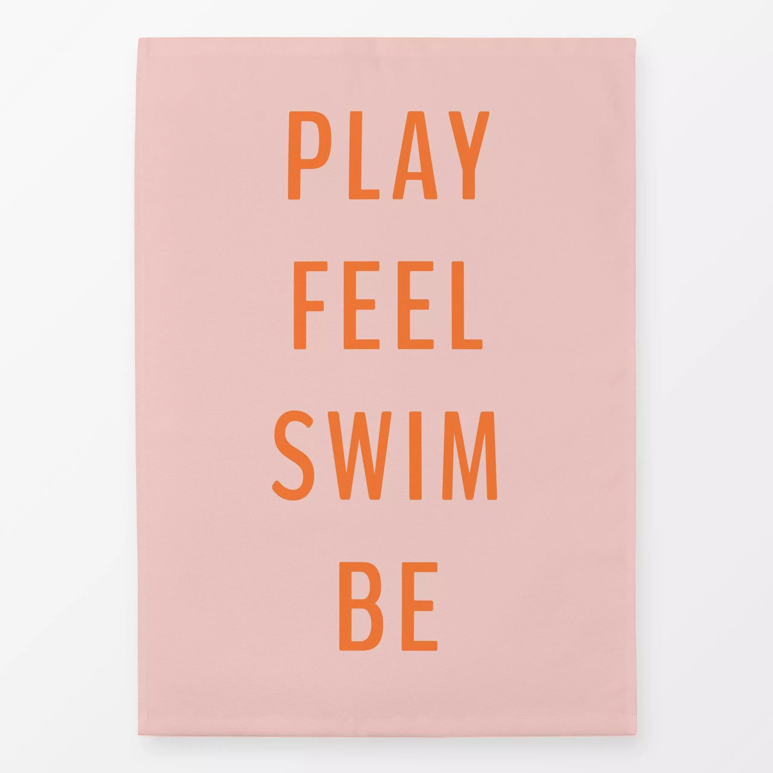 Geschirrtücher Play Feel Swim Be Orange - Sommer - von „Jana Moßmann"; Sommerblumen, Strand, summer, Holidays, Beach, Summer...
