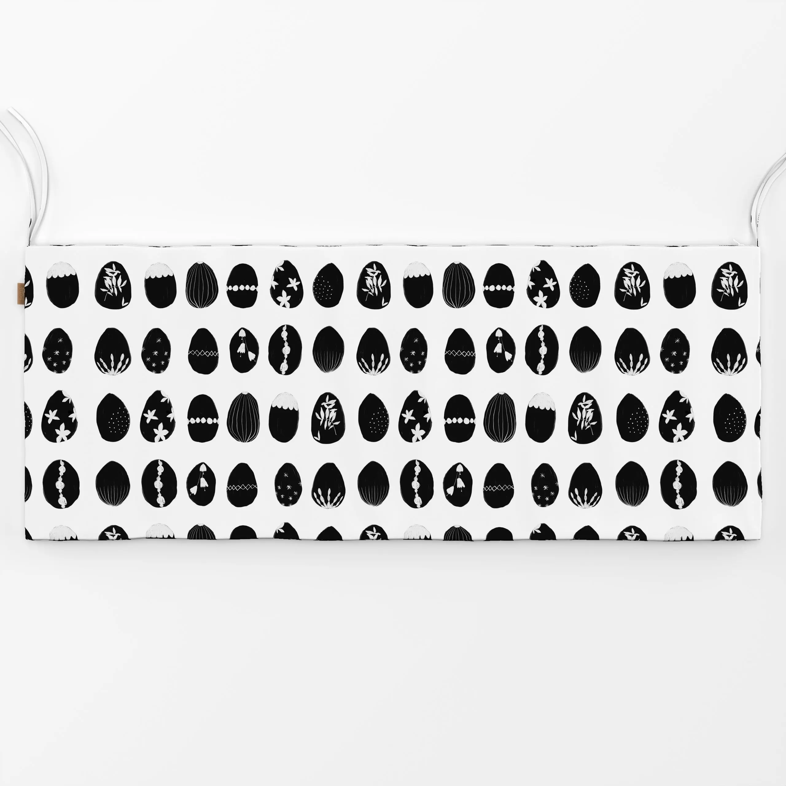 Bankauflage Ostereier weiß - Frühling, Anlässe - von „Sophie Augustin Illustration"; Ostern, Ostereier, HappyEaster, Ostermo...