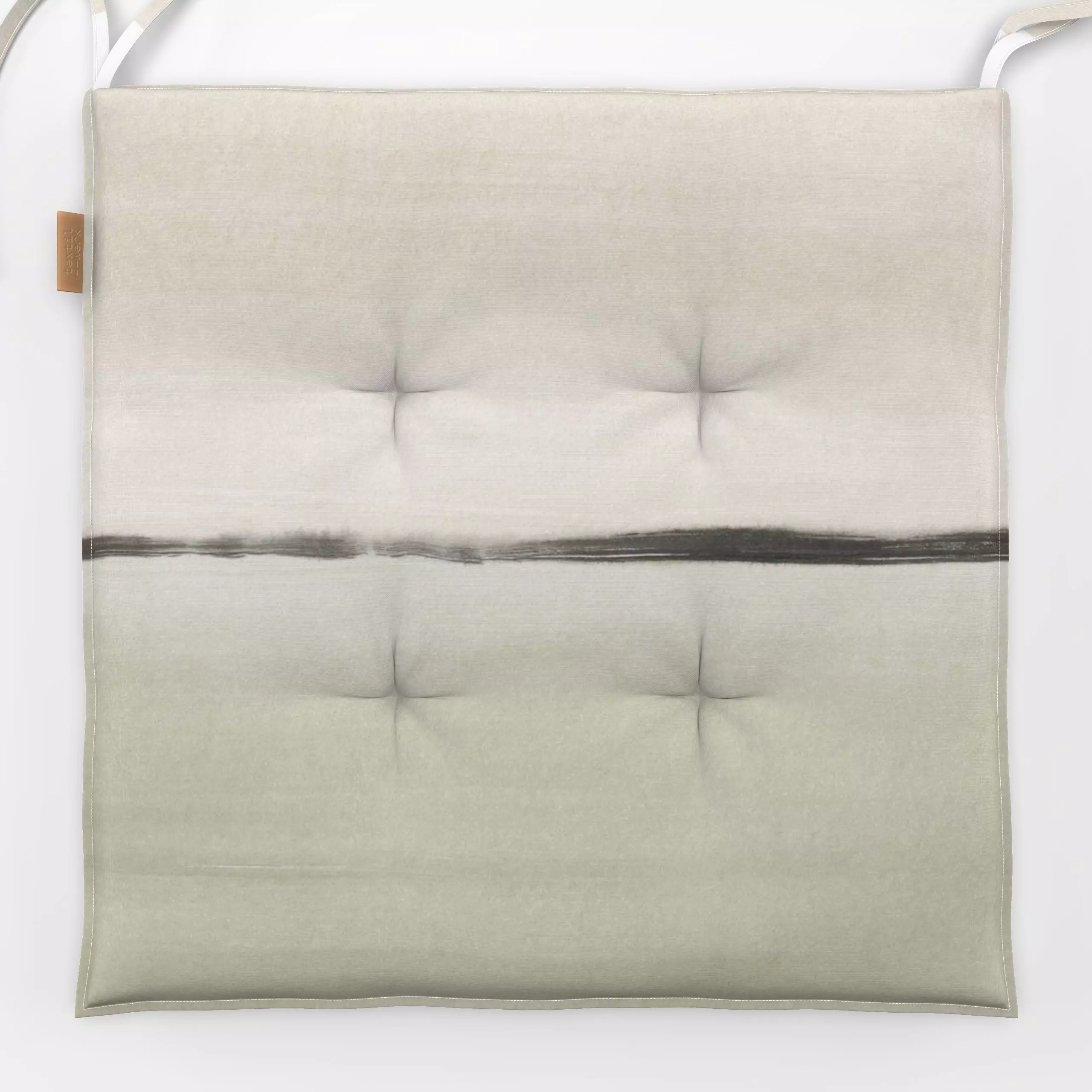 Sitzkissen Green minimalist watercolor - Natur & Landschaft, Symbole & Muster - von „Nouveau Prints"; Wasserfarben, Minimali...