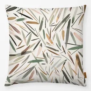 Kissen Vintage Pinselstriche Streifen