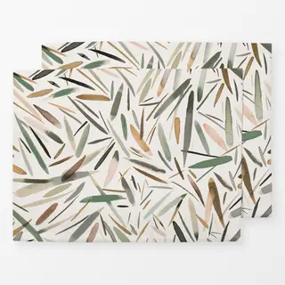 Tischset Vintage Pinselstriche Streifen