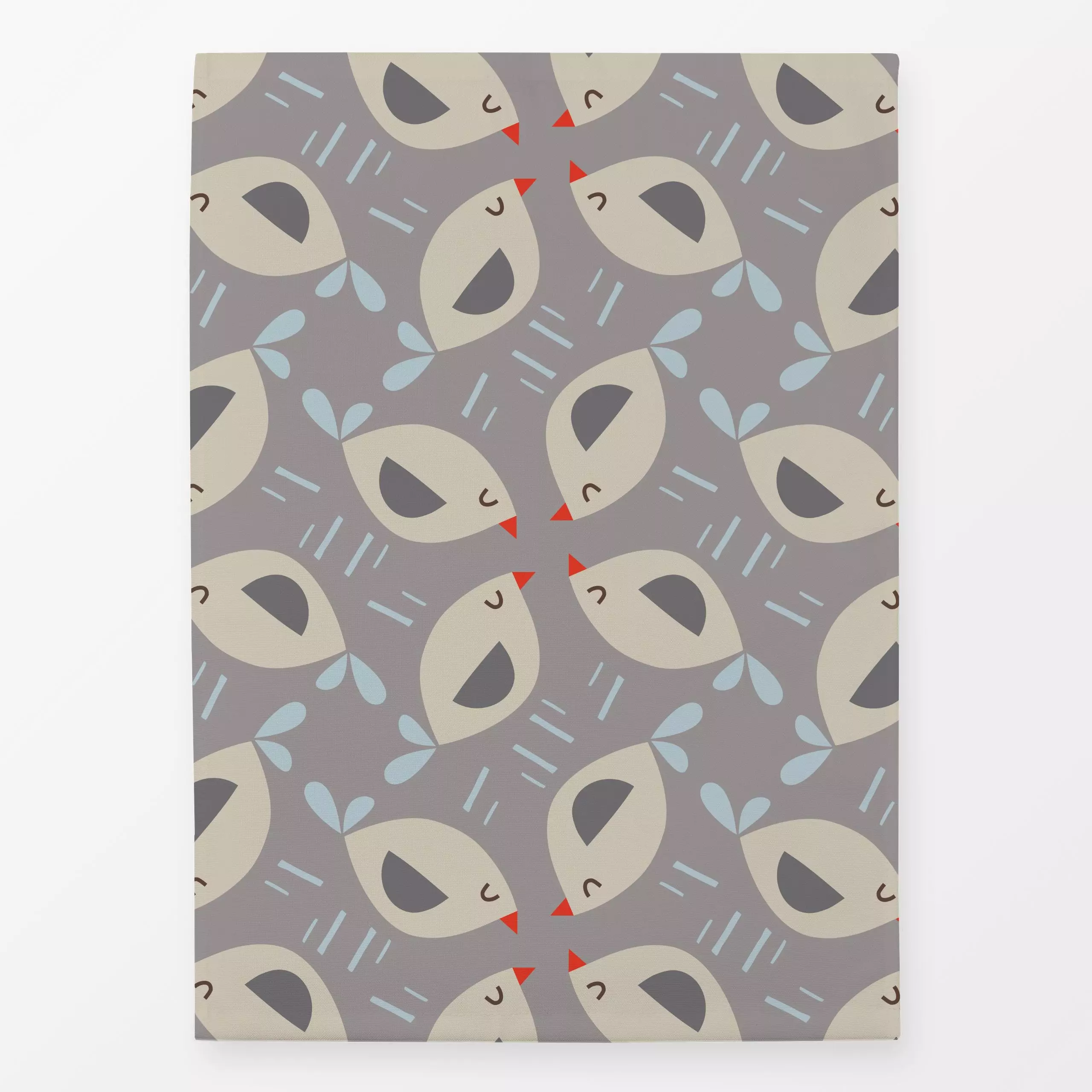 Geschirrtücher Geometric Birds - Tiere - von „Heyduda"; Muster, Kinder, Zeichnung, Vogel, Kinderzimmer