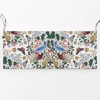 Bankauflage Victorian Garden Birds | light