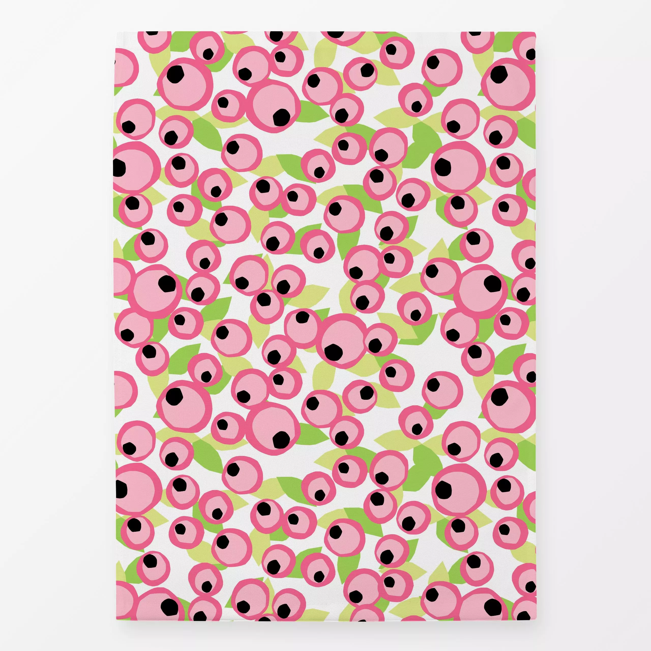 Geschirrtücher Berry Mix Pink - Symbole & Muster - von „Lisa Jasmin Bauer"; Muster, abstrakt, Beeren, bunt, pattern, gemuste...
