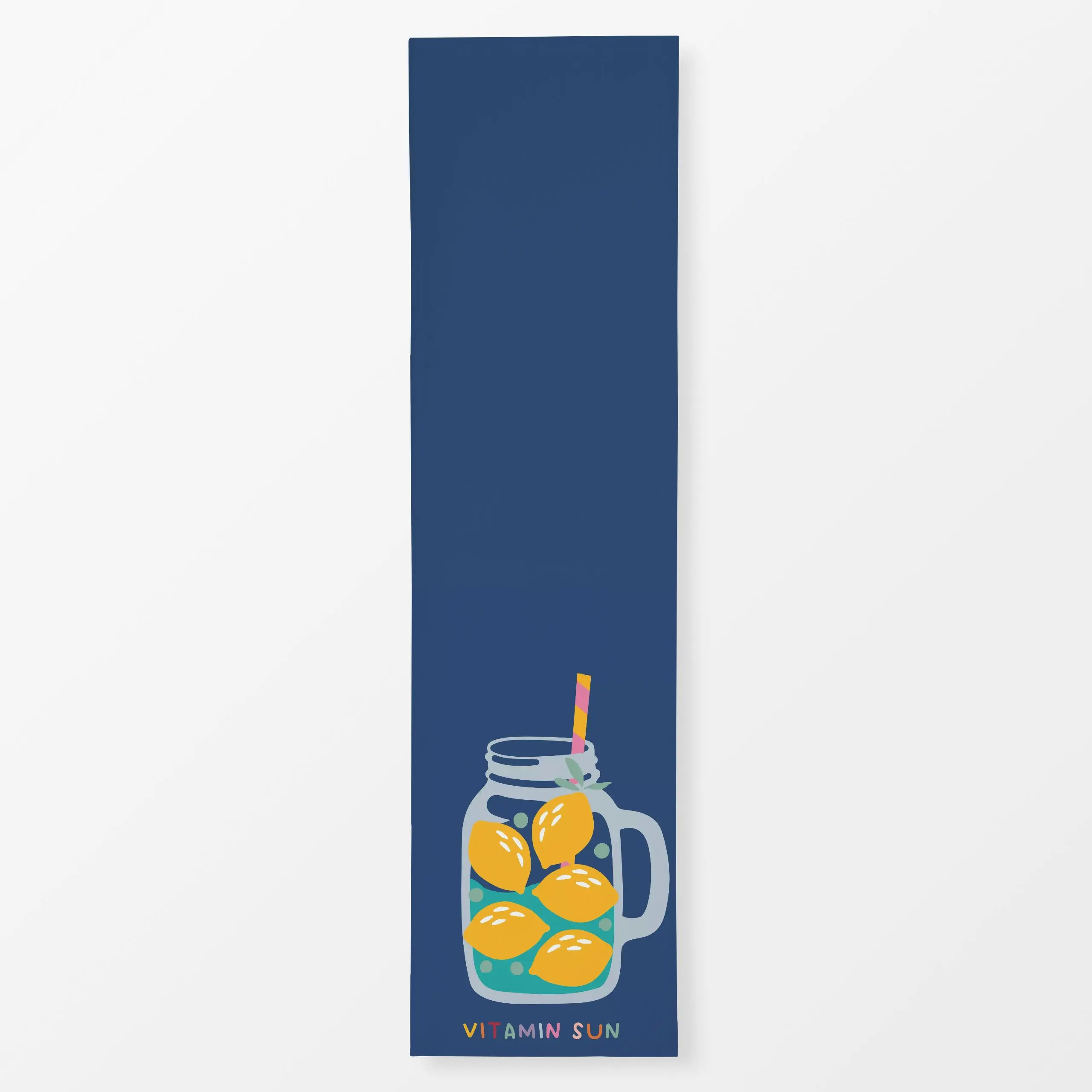 Tischläufer VITAMIN SUN - Make Lemonade - Sommer, Küche, Essen & Trinken - von „Heyduda"; Illustration, Sonne, Zitrone, Limo...