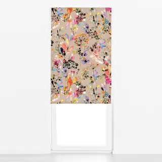 Raffrollo Spring Sun Wild Grasses Beige