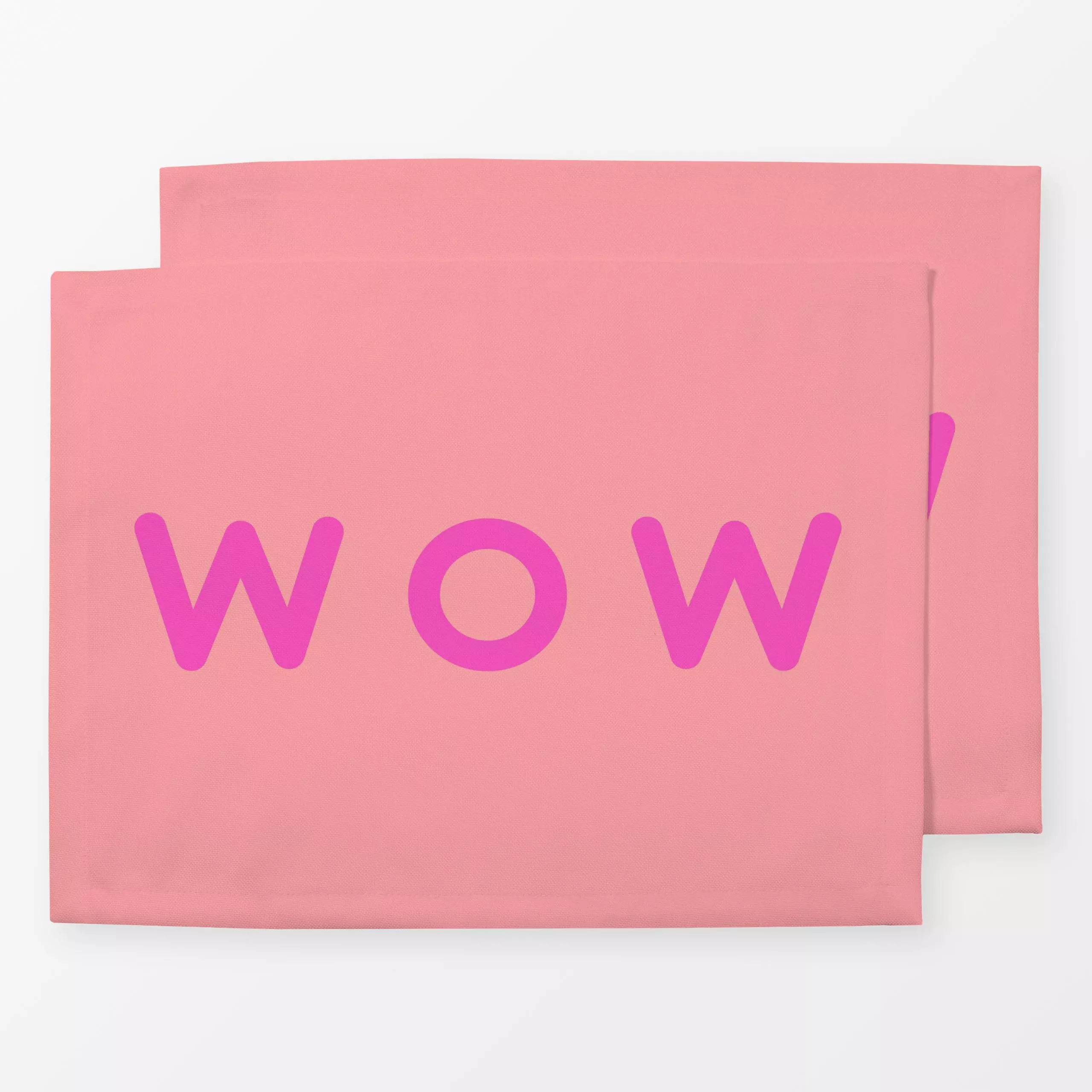 Tischset Fun Wow, Spruch, von Julia Schumacher