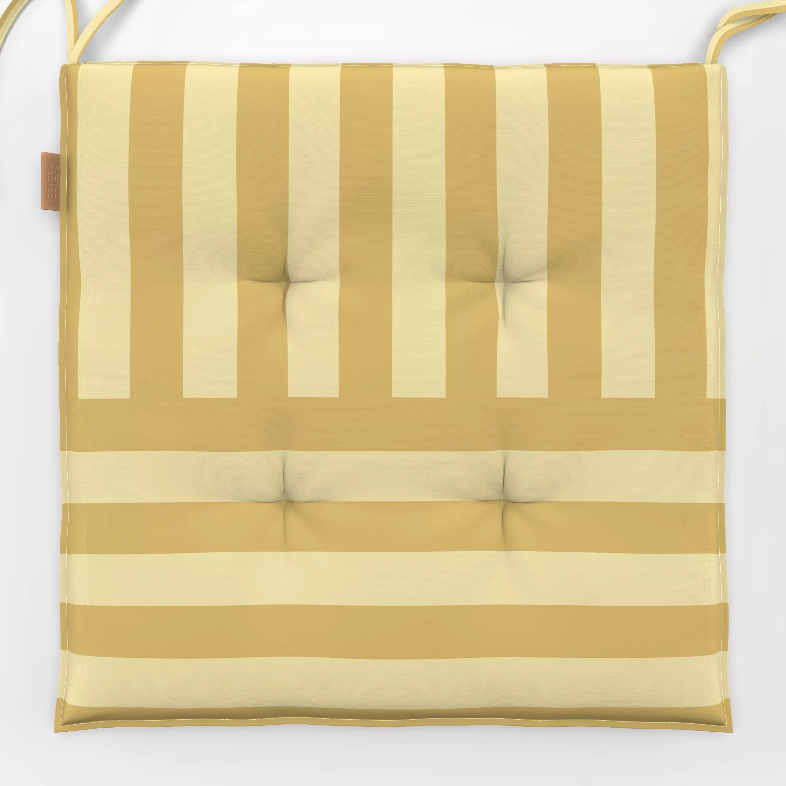 Sitzkissen LINEAR Streifen-Mix 2 - Symbole & Muster - von „Primus Pattern"; minimal, Streifen, Sommer, stripes, gestreift, r...