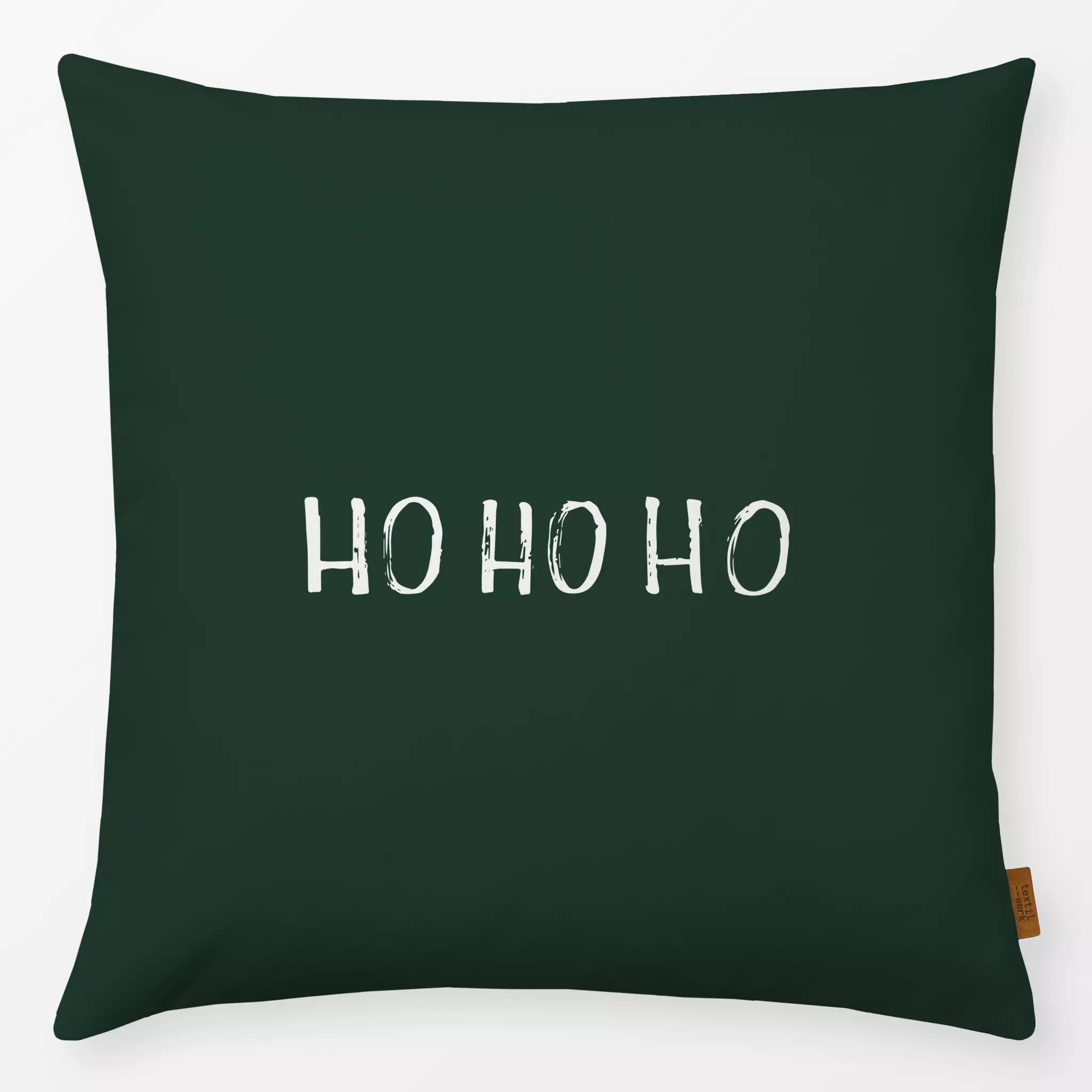 Kissen Kissen HoHoHo tannengrün