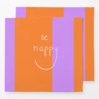 Servietten be happy bunt