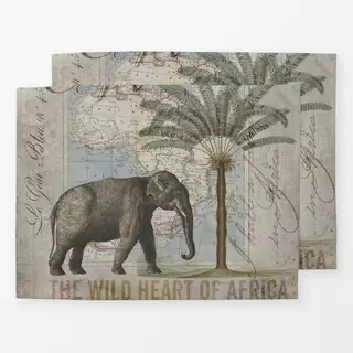 Tischset Das wilde Herz von Afrika