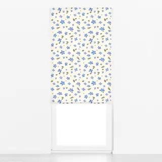 Raffrollo Bloom in Blue