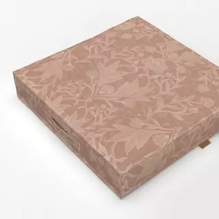 Bodenkissen Floral Damask Terracotta