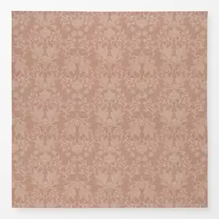 Tischdecke Floral Damask Terracotta