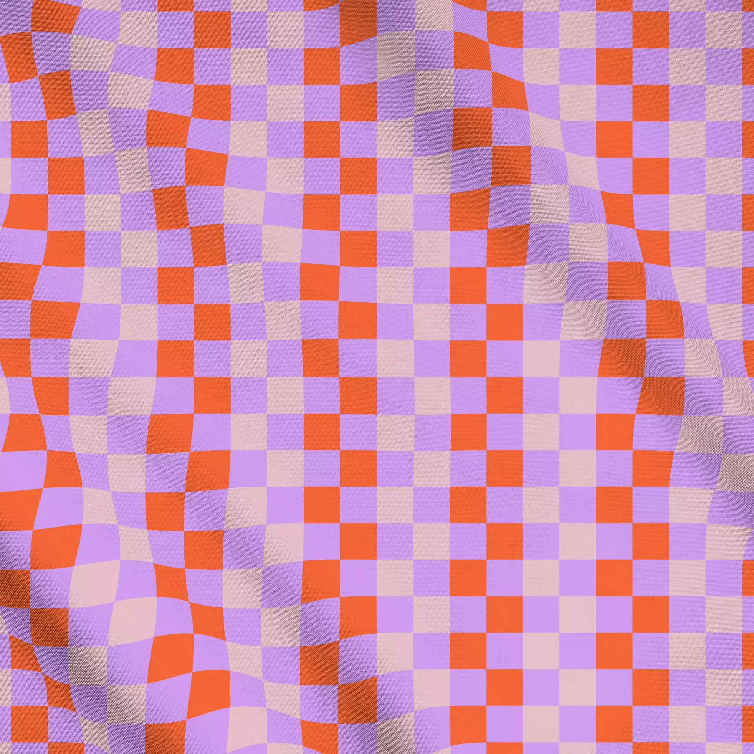 Meterware Fun Chess Stripe - Symbole & Muster - von „Julia Schumacher"; Streifen, rosa, Karo, Karos, fun, colorful, gestreif...