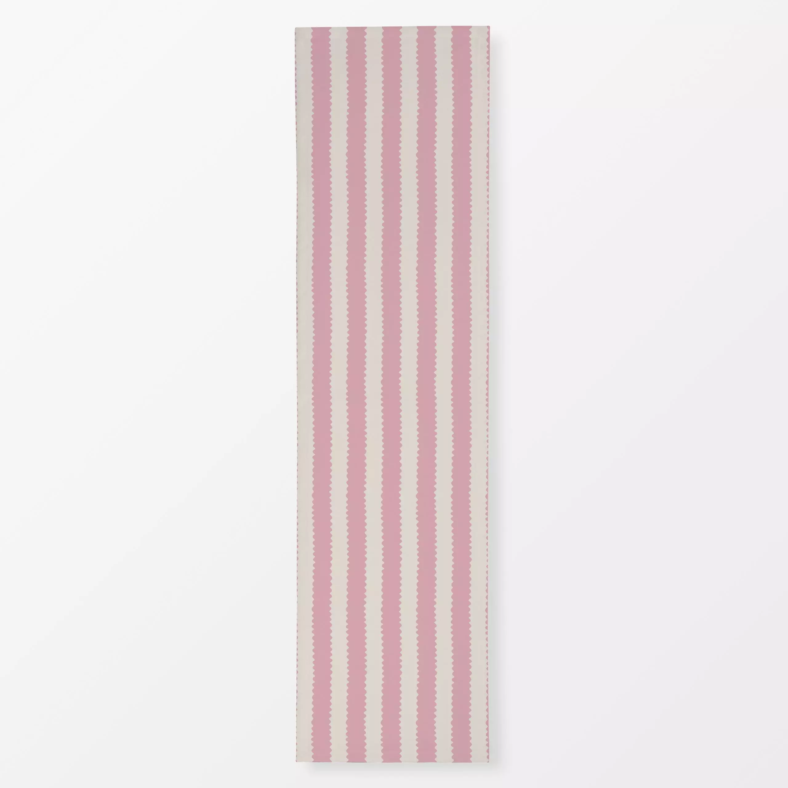 Tischläufer Streifen Wellen rosa beige, gemustert, Sommer, von Studio Kesse