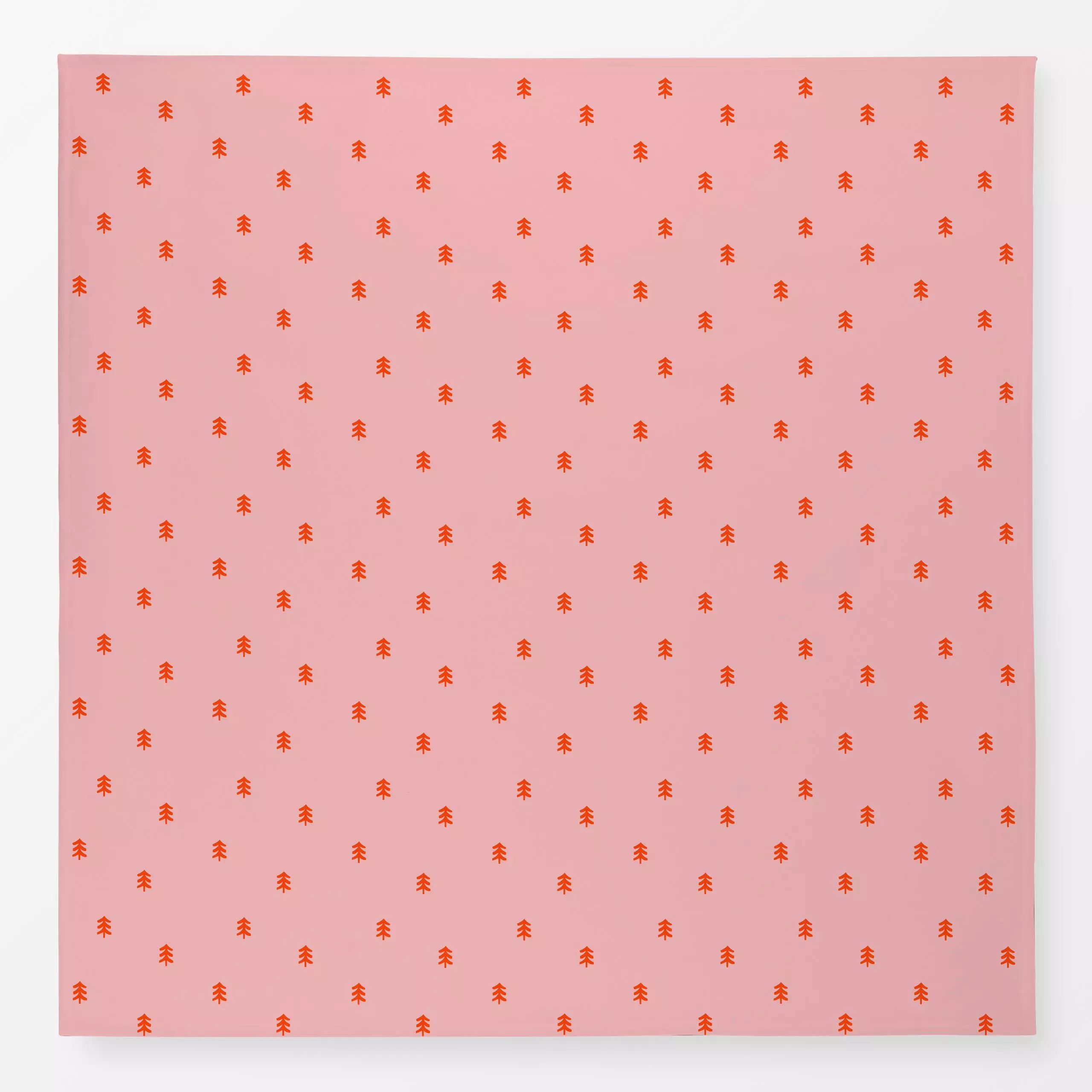 Tischdecke Muster Tannenbaum Rot & Rosa - Weihnachten, Symbole & Muster - von „Maren Gross "; Merry Christmas, Tannenbaum, B...