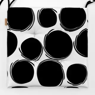 Sitzkissen Black&White: Dots 2