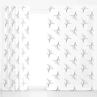 Dekovorhang Winter Branches 17