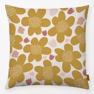 Kissen Retro Blumenmuster