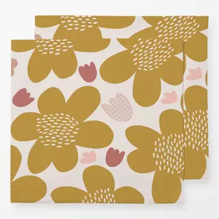 Servietten Retro Blumenmuster