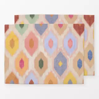 Tischset Rhombus Ikat Colorful