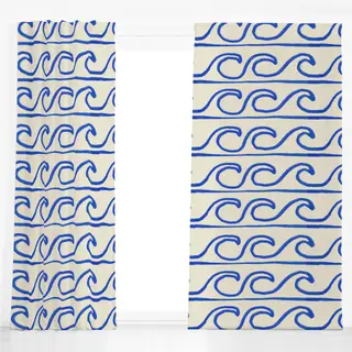 Dekovorhang Painted Waves