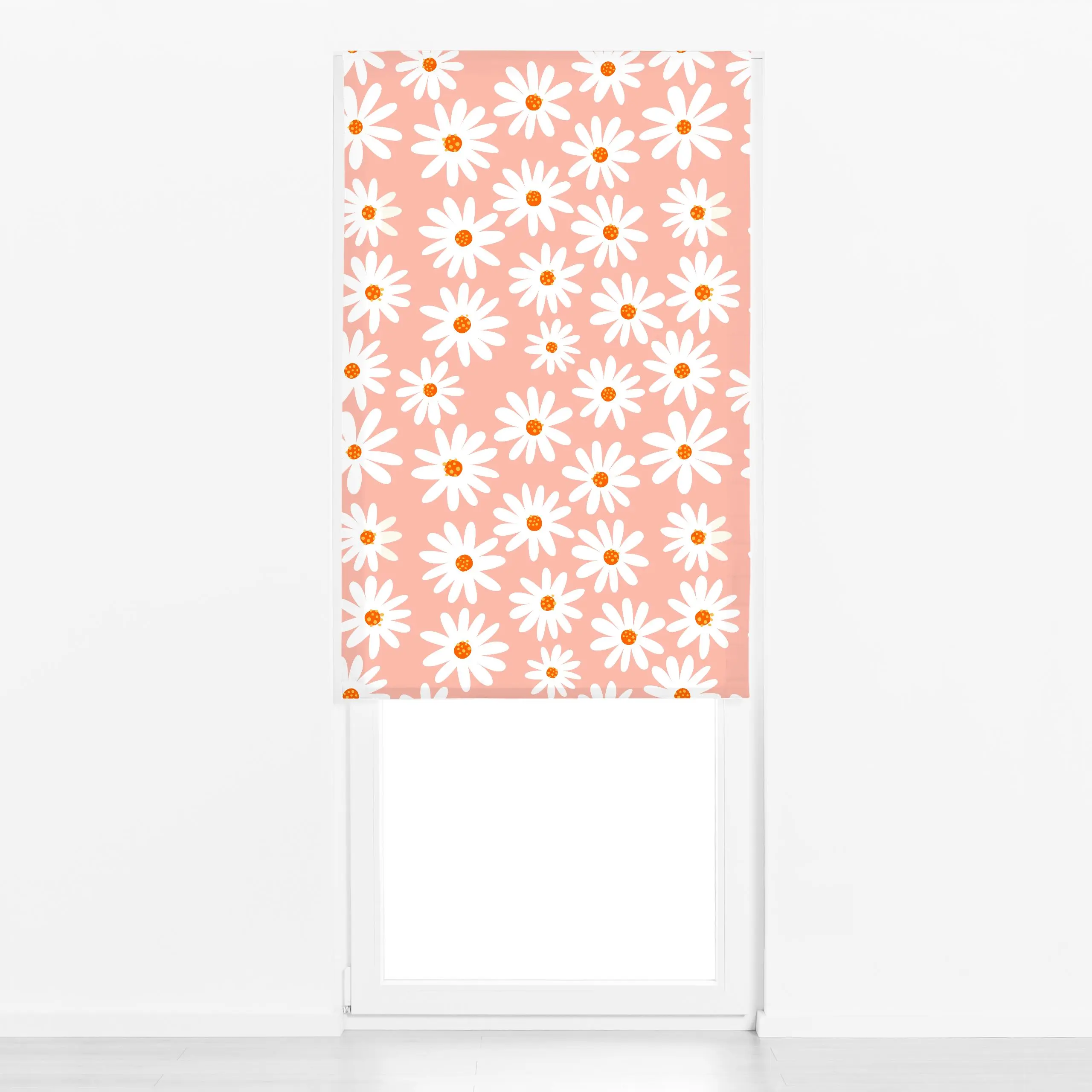 Raffrollo Fill me with sunshine - Blumen - Blumen & Florales, Frühling, Symbole & Muster - von „Heyduda"; Muster, Blumen, Bl...