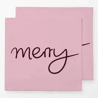 Servietten Merry rose