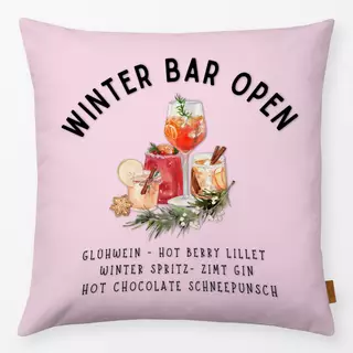 Kissen Winter Bar Pink