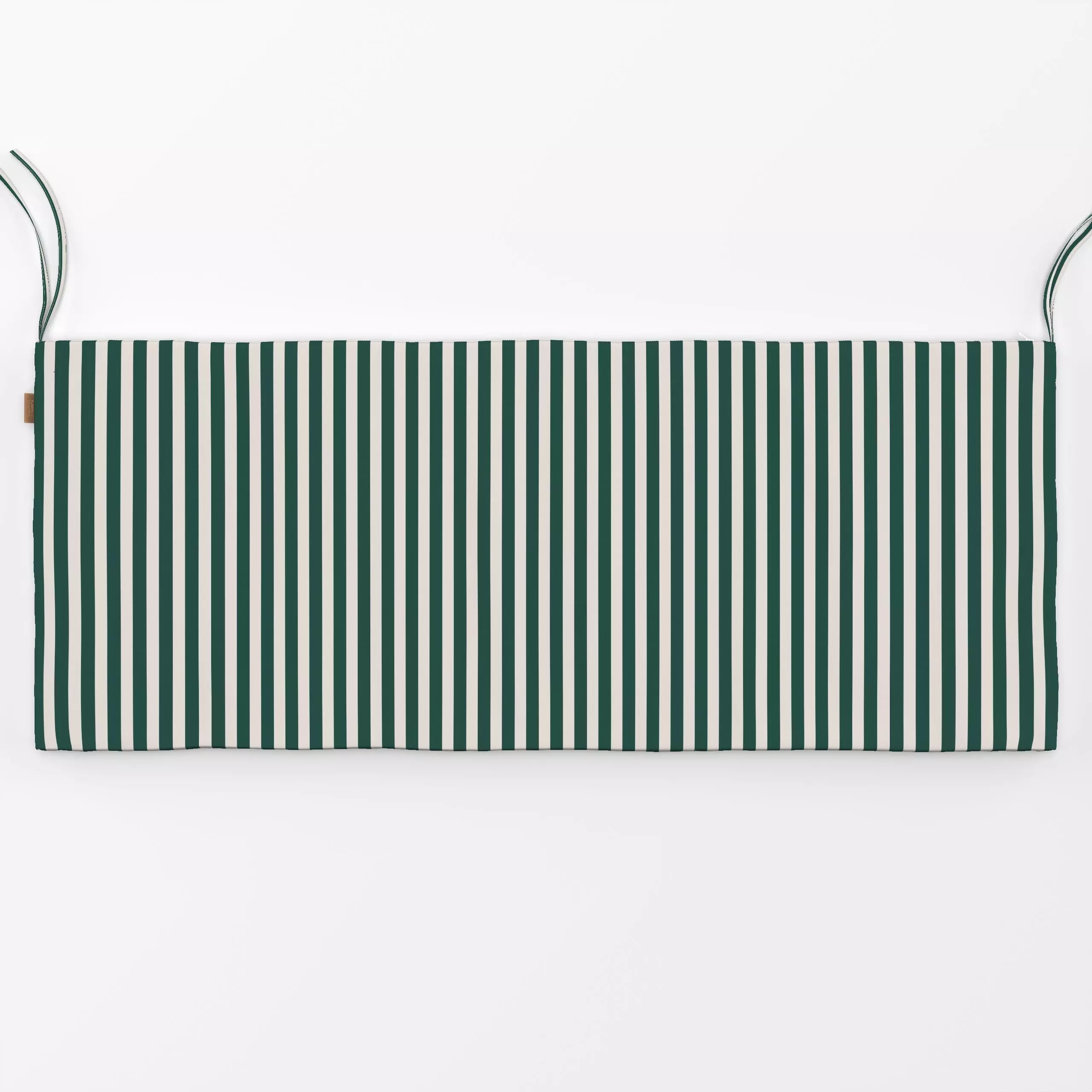 Bankauflage Stripes Moosgrün - Symbole & Muster - von „textilwerk"; Illustration, skandinavisch, Weihnachten, beige, weihnac...