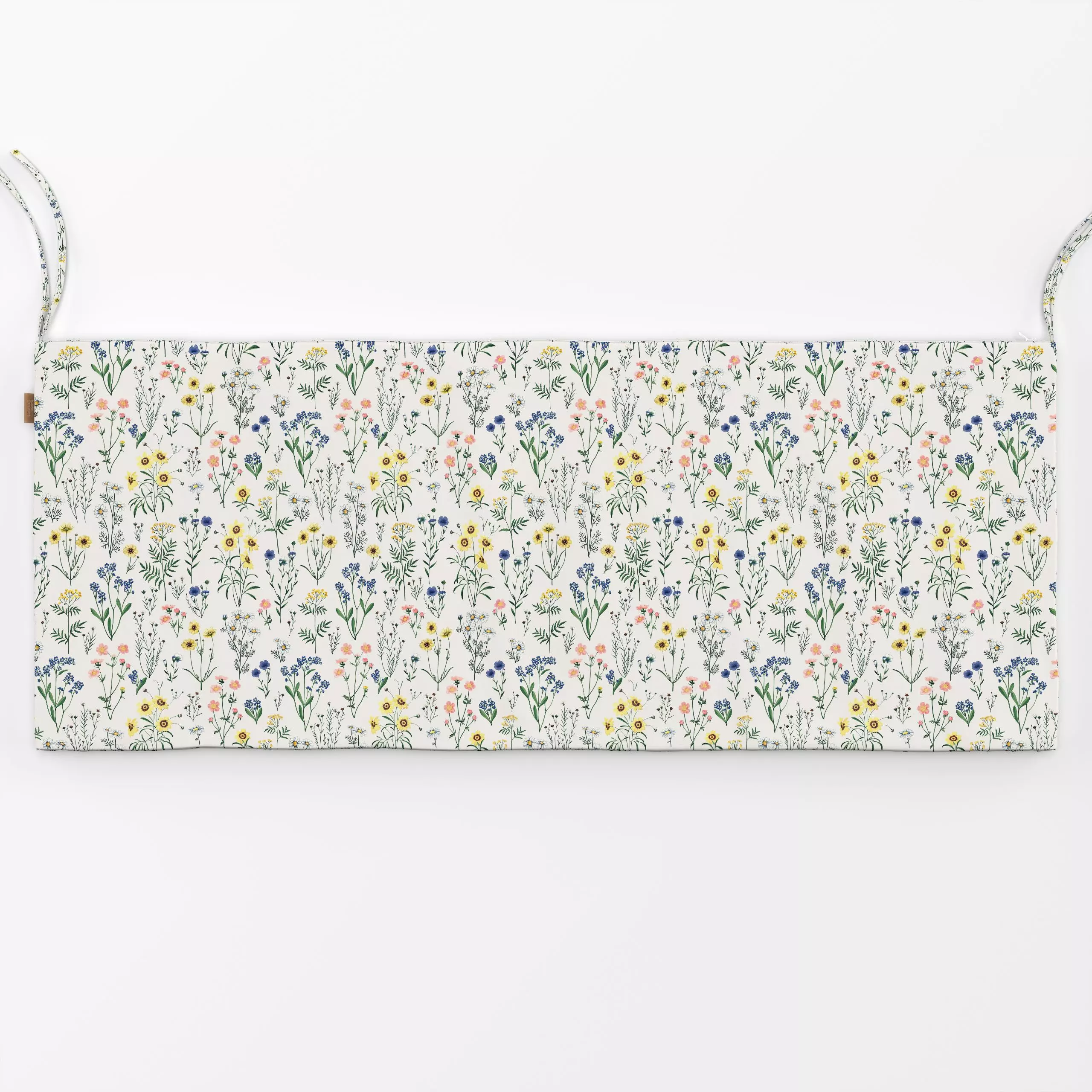 Bankauflage Wild Flowers Offwhite - Blumen & Florales, Frühling, Pflanzen & Botanik - von „Studio Kesse"; Trockenblumen, Blu...