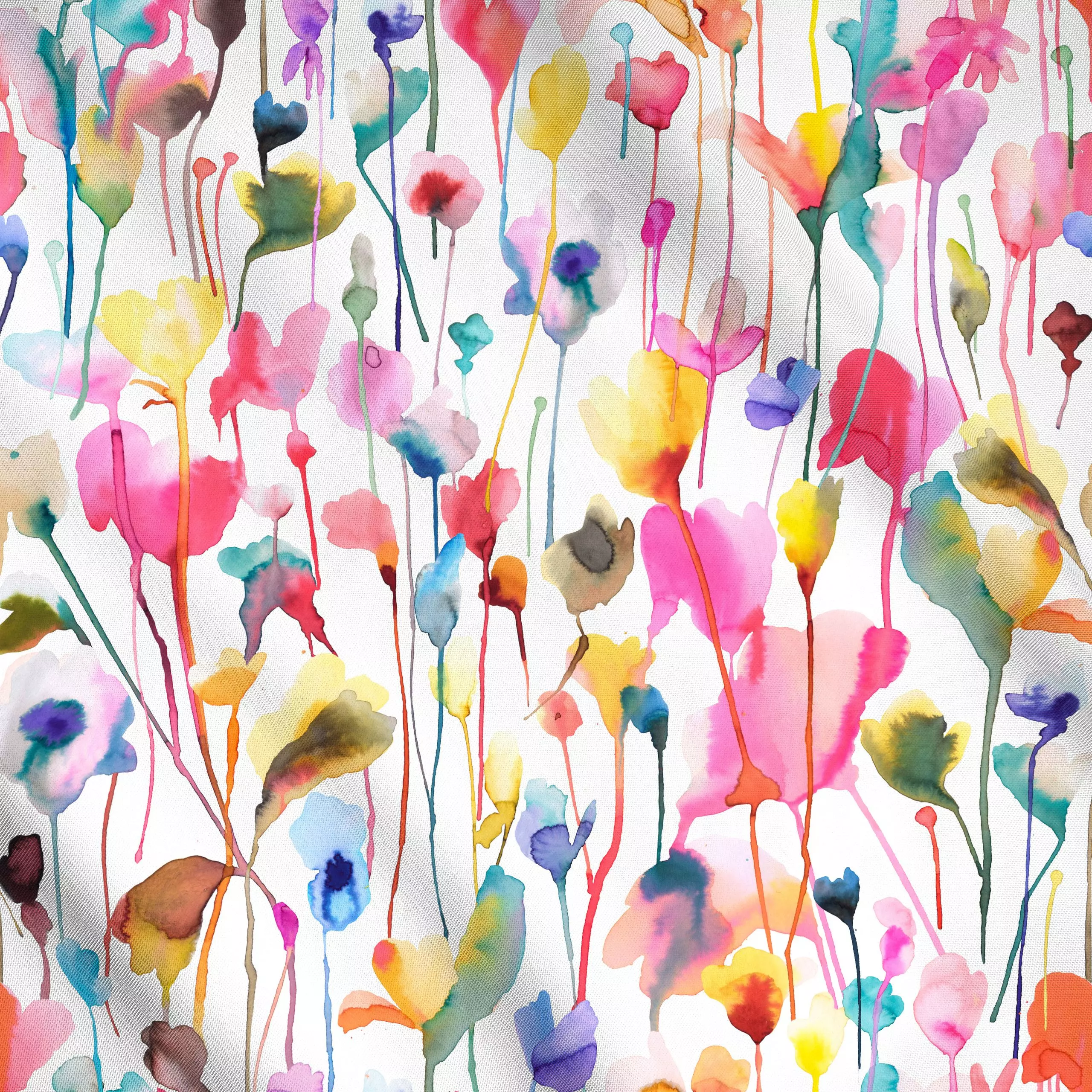 Meterware Wilde Sommerblumen, Blumen, Sommer, von Ninola Design