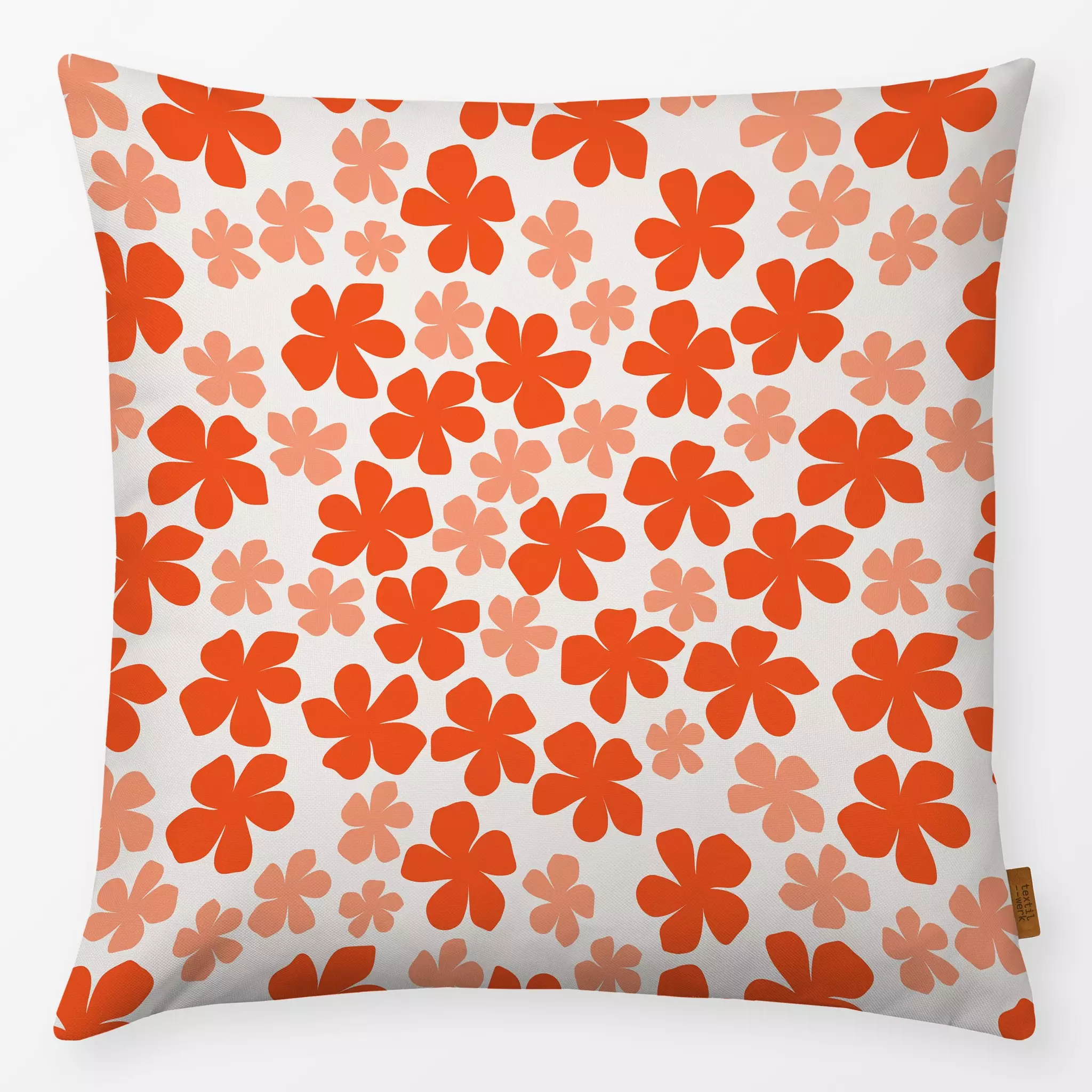 Kissen Kissen Jardin Fleur rouge