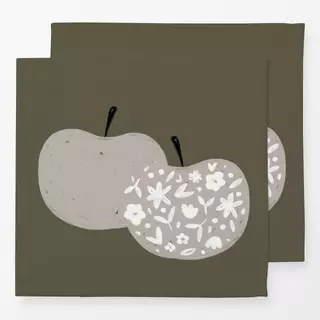Servietten Apfel grün