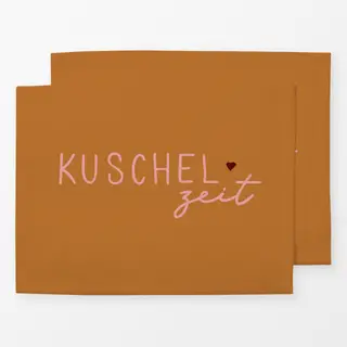 Tischset Kuschelzeit ocker