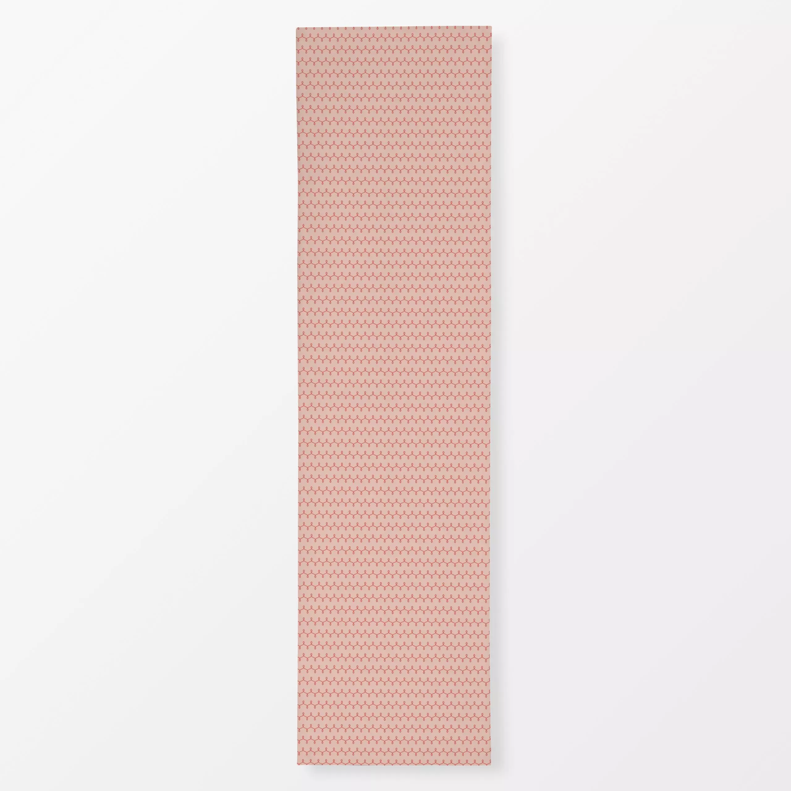Tischläufer ZigaZag Rosa, gemustert, Frühling, von DEINKI Studio