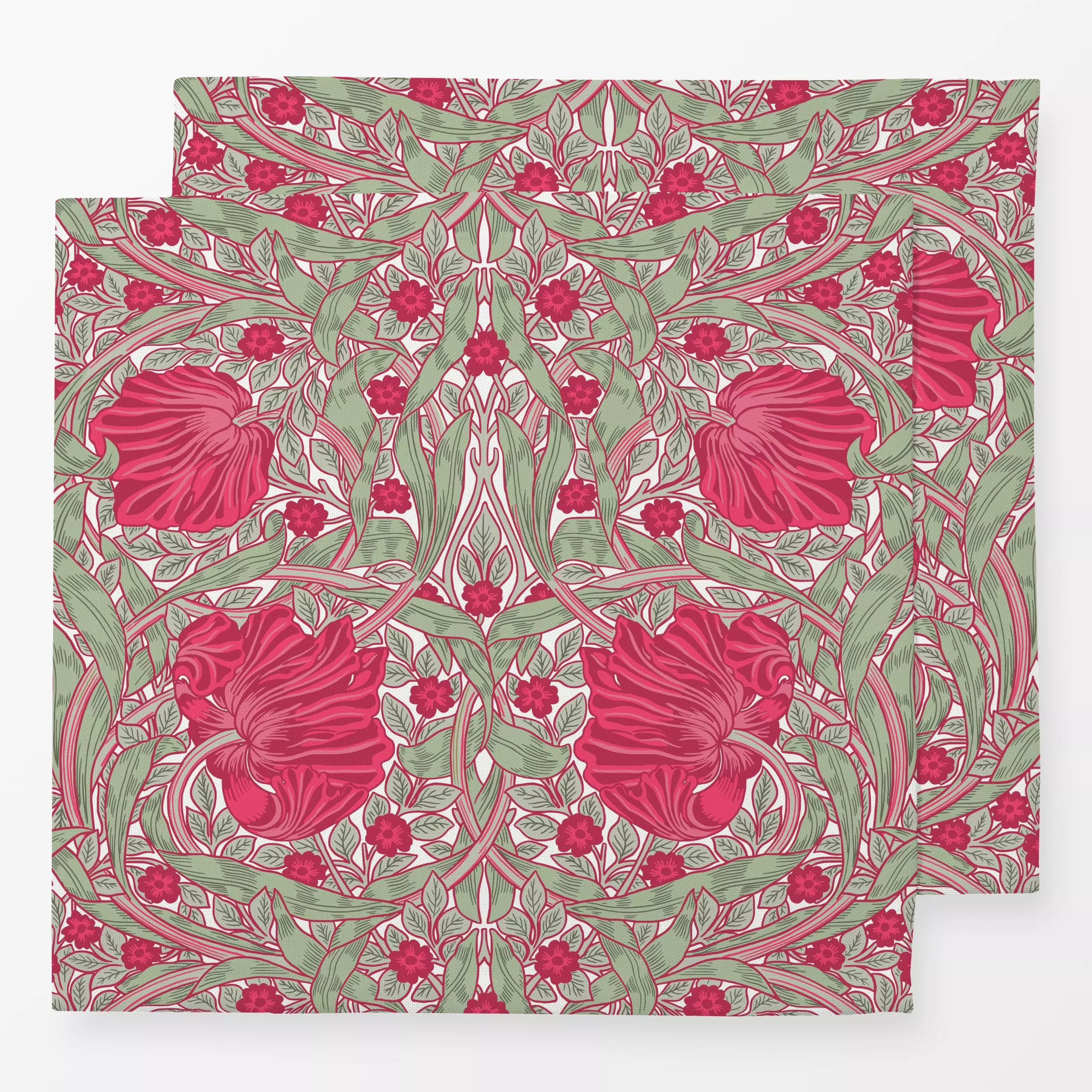 Servietten Pimpernel Viva Magenta - Blumen & Florales, Symbole & Muster, Retro & Vintage - von „Uta Naumann"; floral, vintag...