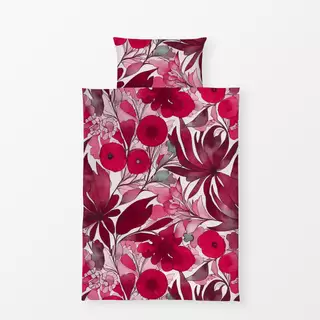 Bettwäsche Red Fantasy Summer Garden