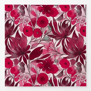 Tischdecke Red Fantasy Summer Garden