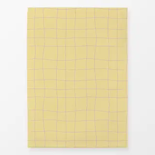 Geschirrtücher Karierte Wellen Gelb