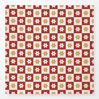 Tischdecke Star Pattern for Christmas