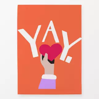 Geschirrtücher Frauen und YAY orange