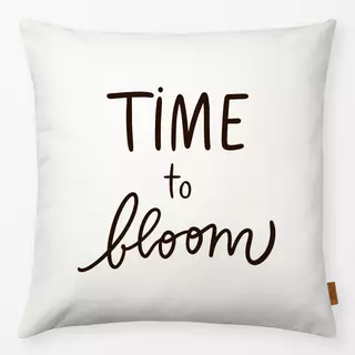 Kissen Time To Bloom typo