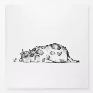 Tischdecke Rita die Kuh