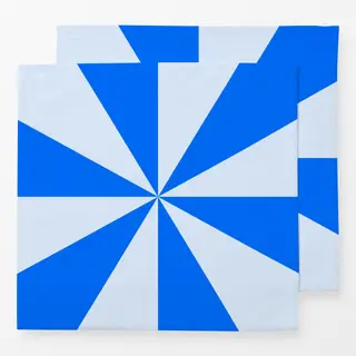 Servietten Sonnenperspektive Muster 3