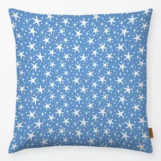 Kissen festive stars - blue