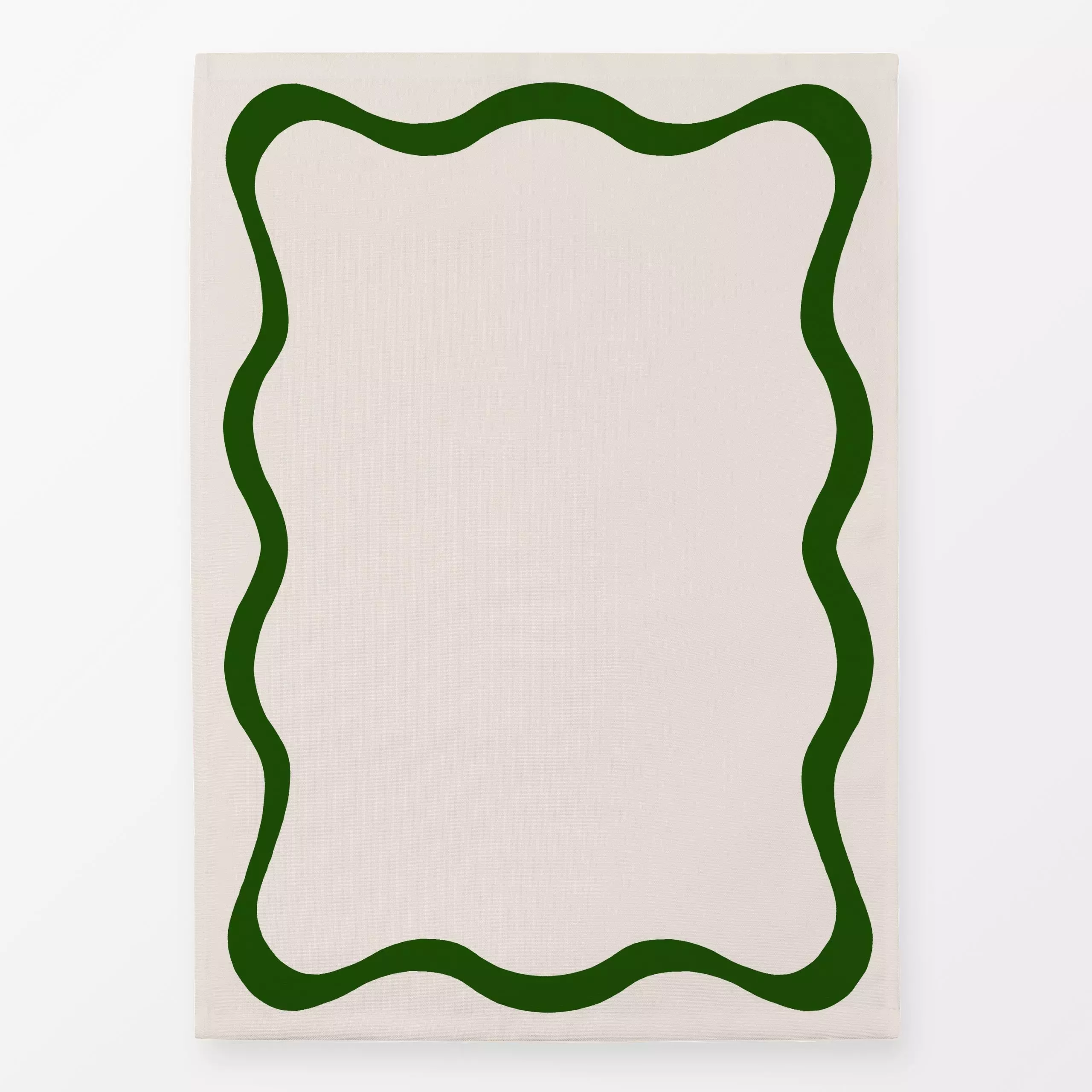 Geschirrtücher Welle Grün - Symbole & Muster - von „Sophie Augustin Illustration"; modern, grafisch, Welle, Esstisch, Tischs...