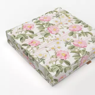 Bodenkissen Rosen und Streifen
