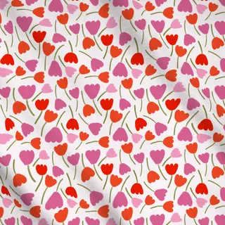 Meterware Tulpenmuster